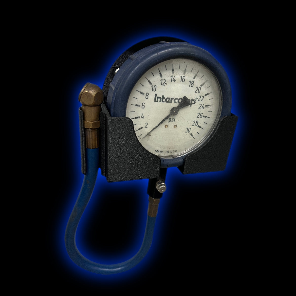 Round Tyre Pressure Gauge wall mount